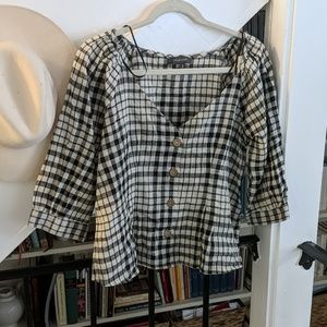 Gingham Top